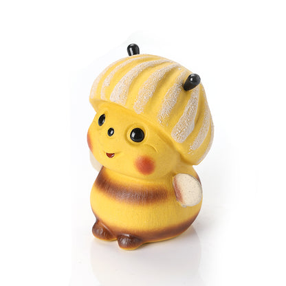 HANDMADE BEE TEA PET ORNAMENTS