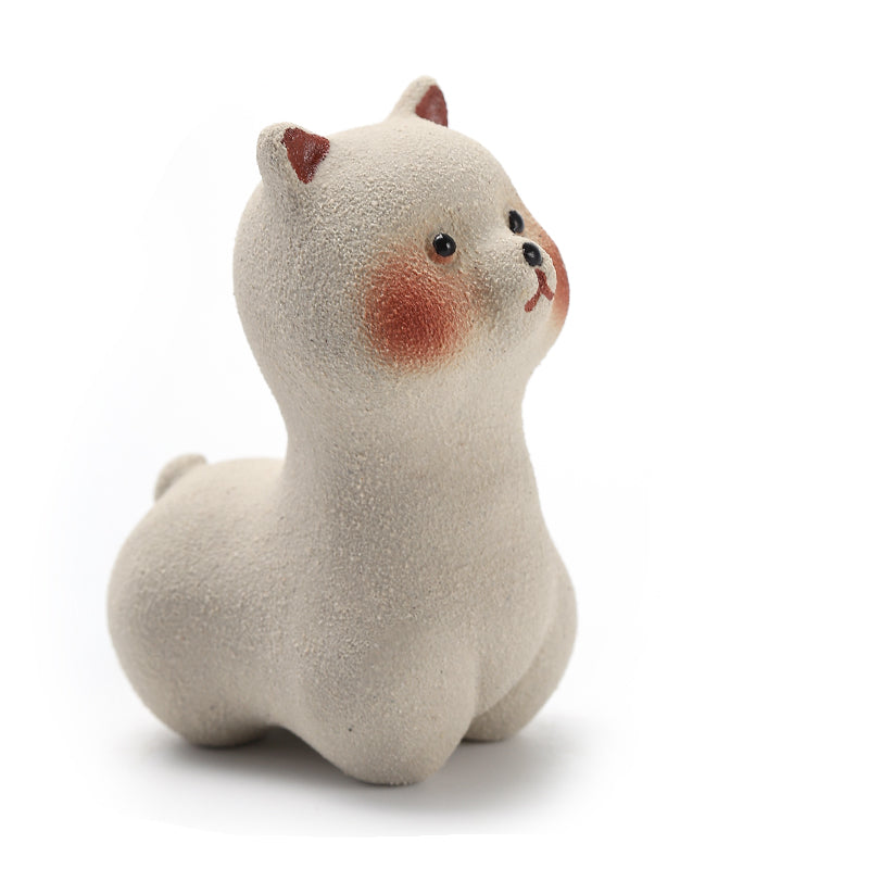 CERAMIC HANDMADE ALPACA DECORATION TEA PET