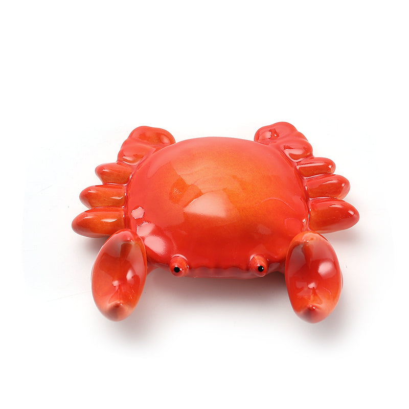 CERAMIC CRAB TEA PET OFFICE PEN HOLDER MOBILE PHONE DESKTOP STAND