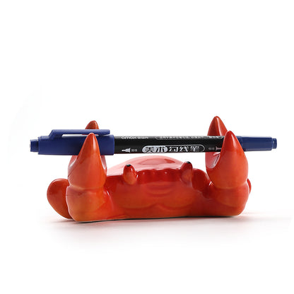 CERAMIC CRAB TEA PET OFFICE PEN HOLDER MOBILE PHONE DESKTOP STAND