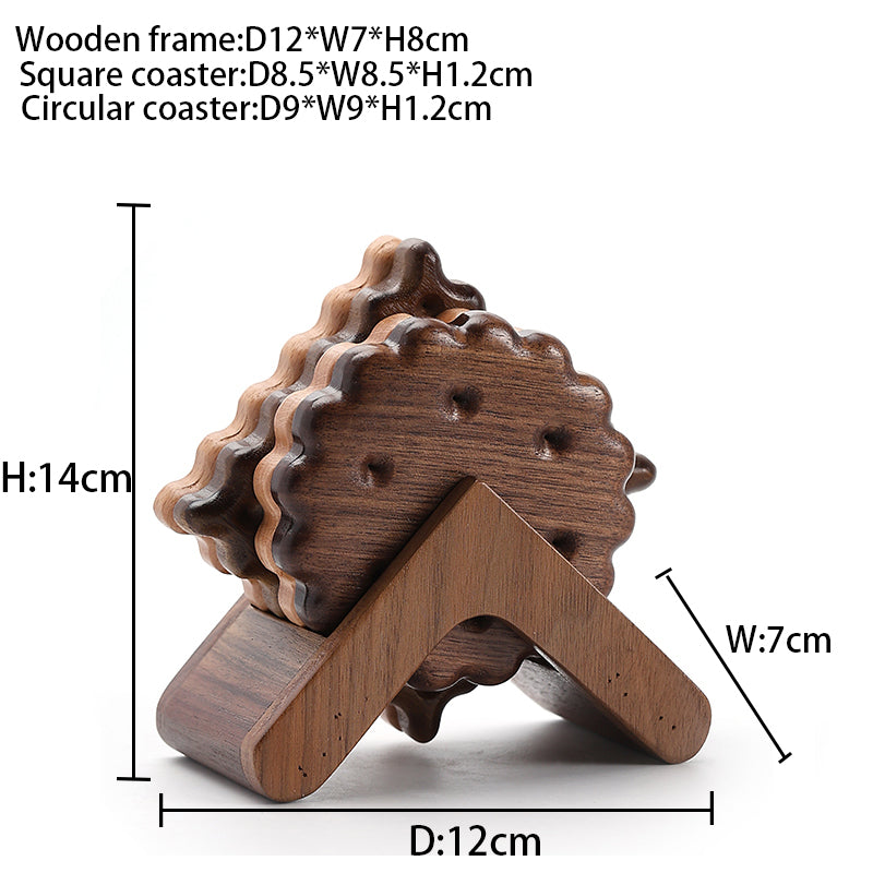 CREATIVE COOKIE SOLID WOOD COASTER